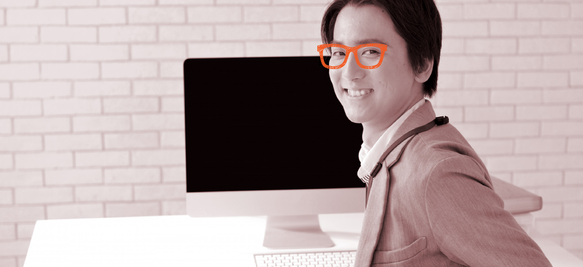 男性のメガネイメージ